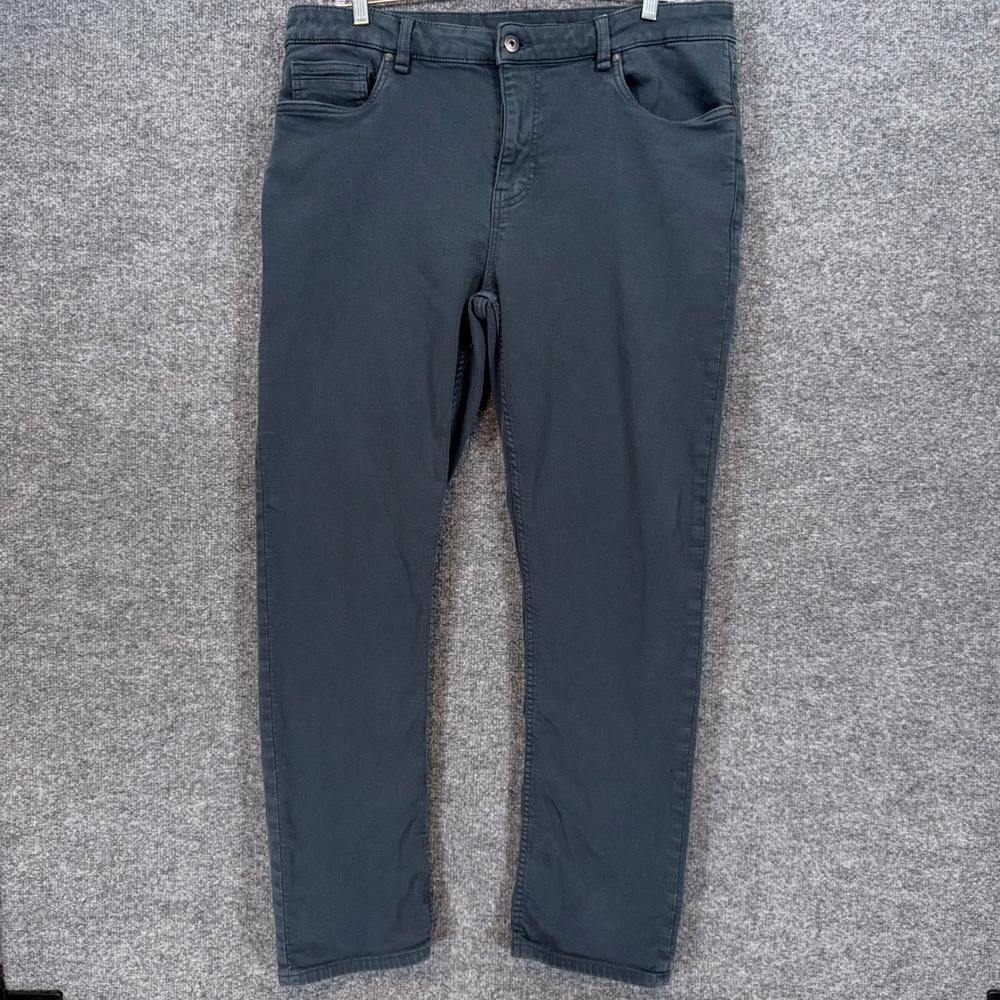 The Perfect Jean NYC Pants Mens 36 Blue Slim Thick Stretch Cotton Blend Casual